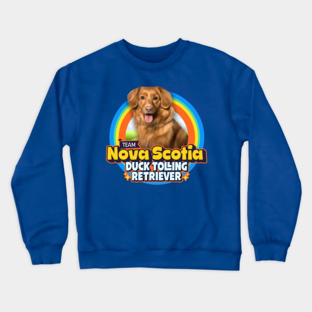 Nova Scotia Duck Tolling Retriever Crewneck Sweatshirt by Puppy & cute